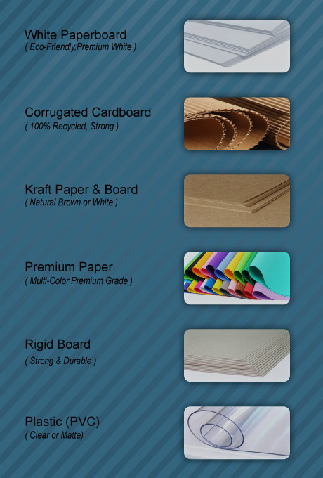 Compare Counter Display Box Materials
